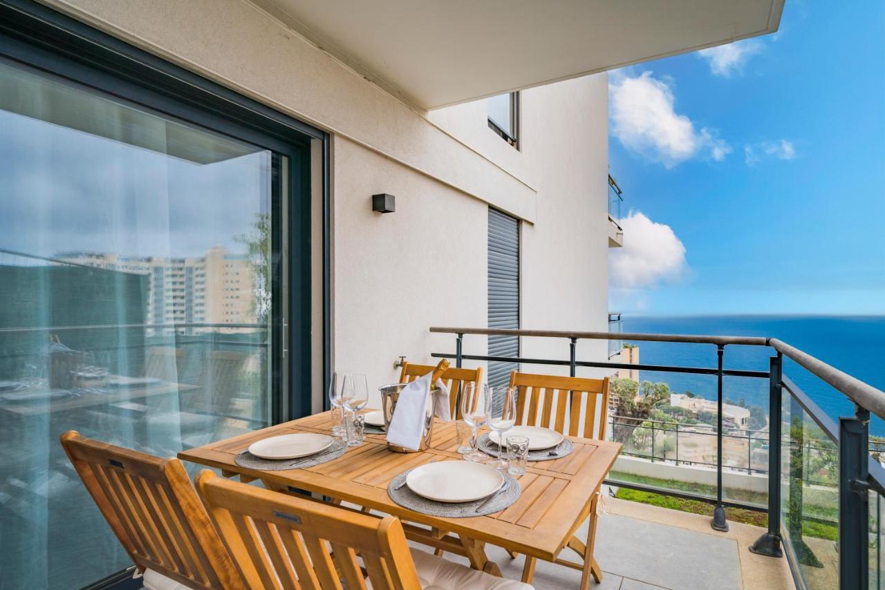 شقة Frontiere Monaco, Terrasse Vue Mer, Tour Odeon - Ap بوزولي المظهر الخارجي الصورة